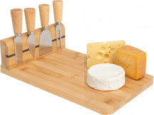 Kaasmessenset 5-delig RVS - Snijden en serveren van kaas - Cookinglife