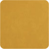 Sous-verres ASA Selection - Cuir souple - Ambre - 10 x 10 cm - 4 pièces