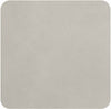 ASA Selections Onderzetters - Soft Leather - Limestone - 10 x 10 cm - 4 Stuks