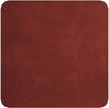 ASA Selection Onderzetters - Soft Leather - Red Earth - 10 x 10 cm - 4 Stuks