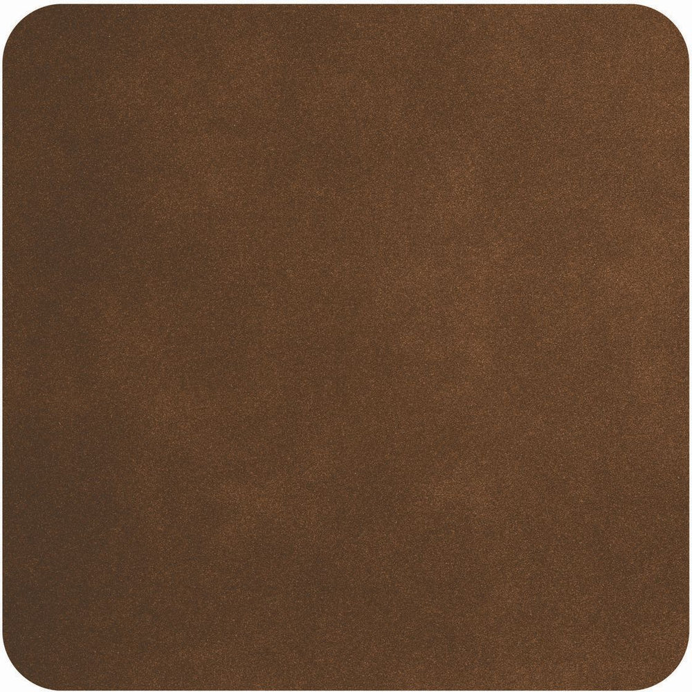 ASA Selection Onderzetters - Soft Leather - Dark Sepia - 10 x 10 cm - 4 Stuks