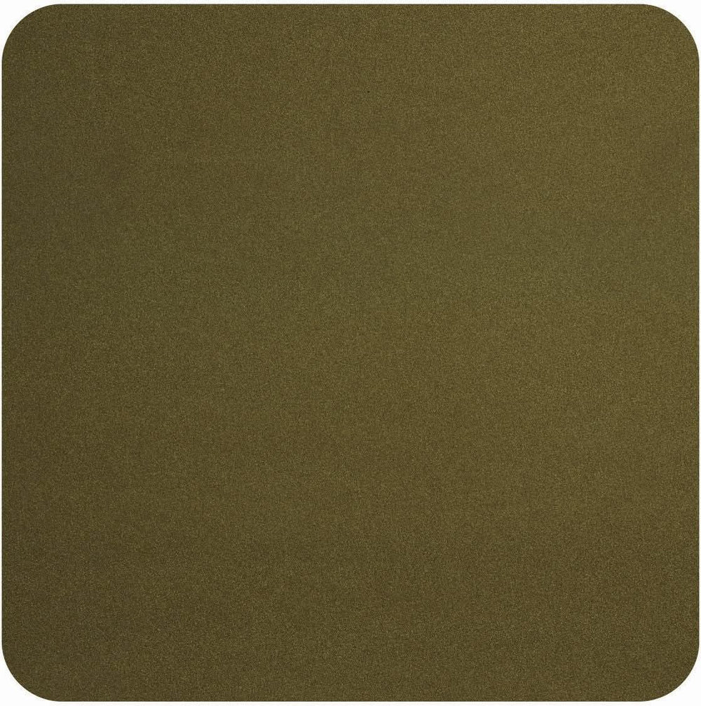 ASA Selection Onderzetters - Soft Leather - Khaki - 10 x 10 cm - 4 Stuks