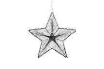 Countryfield Christmas Star Black Pollux - avec minuterie LED - Petit