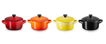 Le Creuset Poêle de Service / Mini Casserole Signature - Feu et Flamme - ø 10 cm / 250 ml - 4 pièces