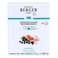 Maison Berger Navulling - voor autoparfum -  Fresh Spirit - 2 stuks