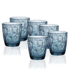 Bormioli Rocco Waterglazen Diamond - Blauw - 390 ml - 6 stuks