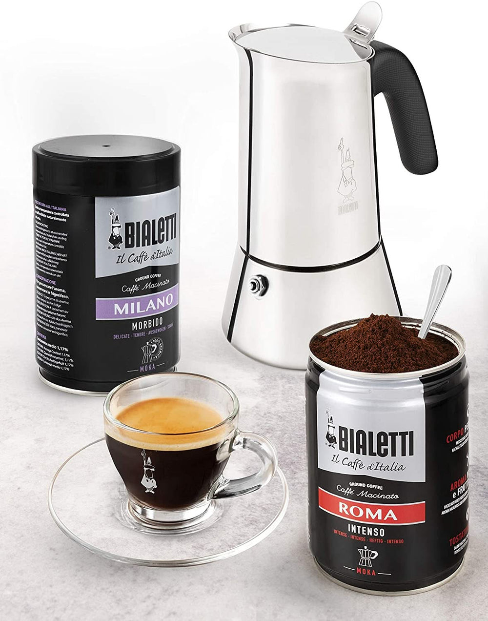 Bialetti Percolateur Venus 2020 - 10 Tasses - adapté à l'induction