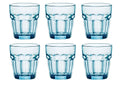 Bormioli Rocco Waterglazen Rock Bar - Blauw - 270 ml - 6 stuks