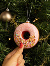 Nordic Light Kerstbal Donut Roze 10 cm