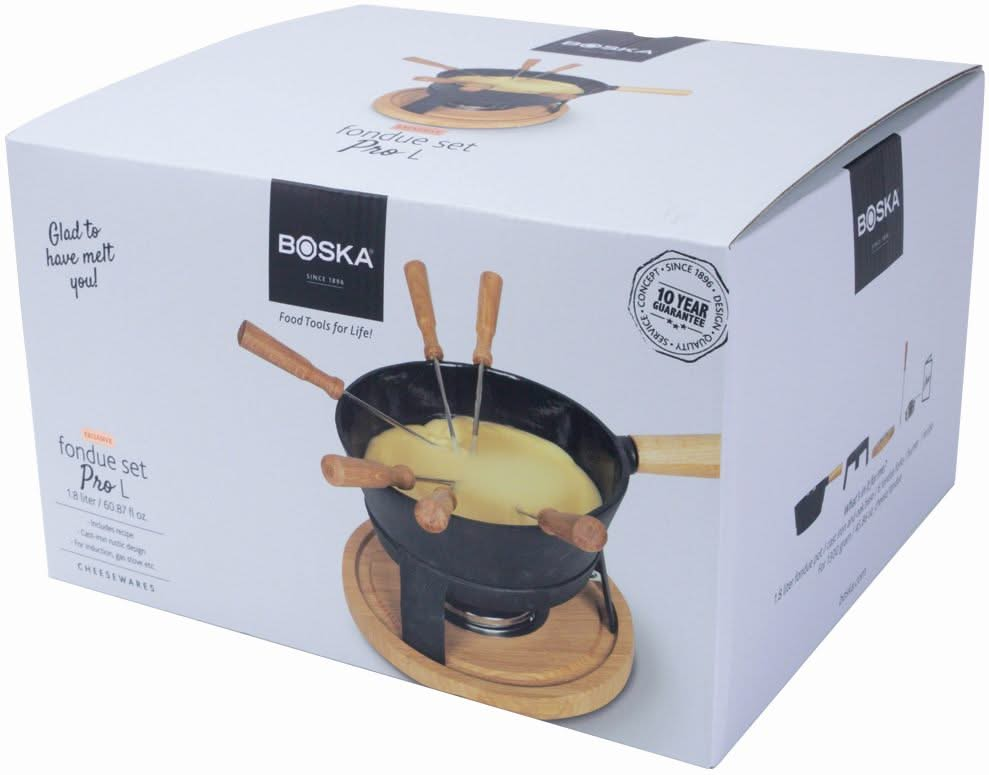 Boska Fondueset Pro - 6 personen - zwart