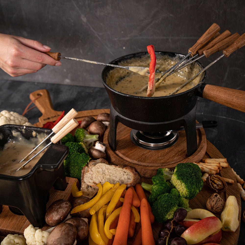 Ensemble à fondue Boska Pro - 6 personnes - noir