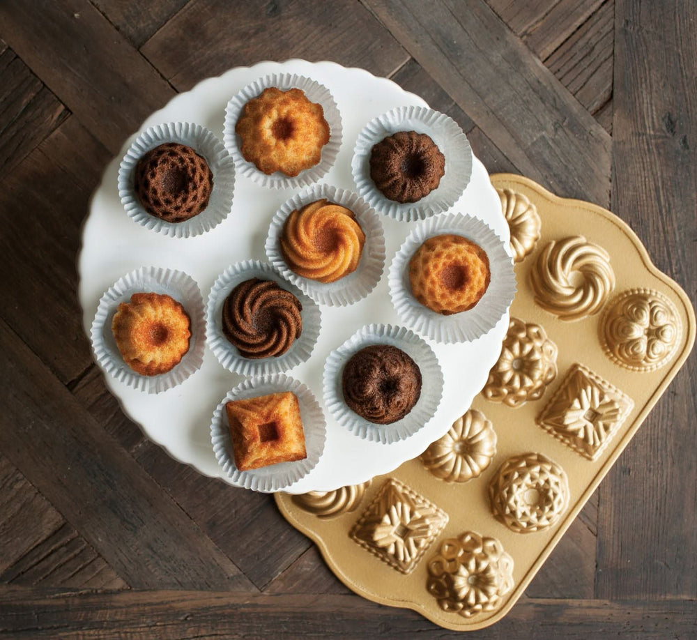 Nordic Ware Turban Moule à pâtisserie Bundt Charms – 12 pièces