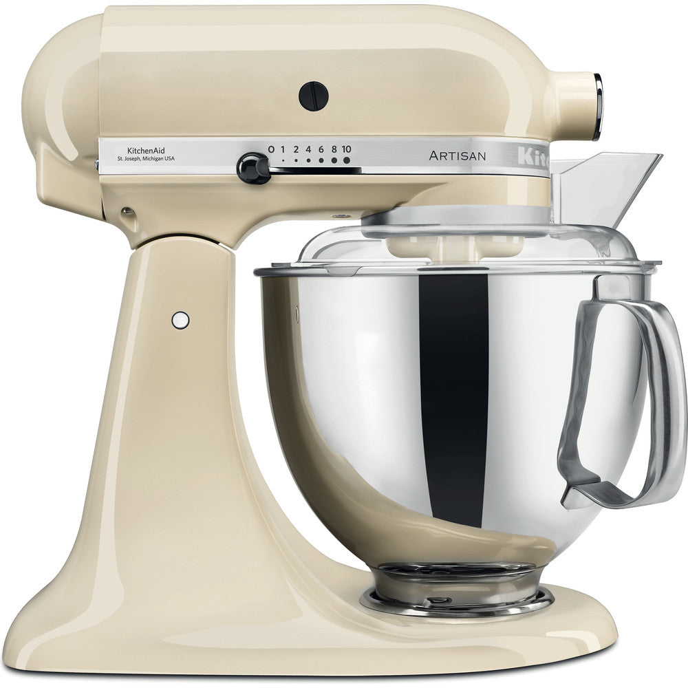 Robot culinaire KitchenAid Artisan - tête inclinable - blanc amande - 4,8 litres - 5KSM175PSEAC