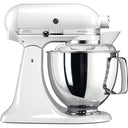 Robot de cuisine KitchenAid Artisan - tête inclinable - blanc - 4,8 litres - 5KSM175PSEWH