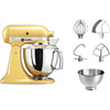 Robot de cuisine KitchenAid Artisan - tête inclinable - jaune pastel - 4,8 litres - 5KSM175PSEMY