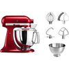 Robot culinaire KitchenAid Artisan - tête inclinable - rouge pomme - 4,8 litres - 5KSM175PSEAC