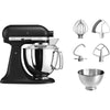 Robot culinaire KitchenAid Artisan - tête inclinable - noir volcan - 4,8 litres - 5KSM175PSEBK