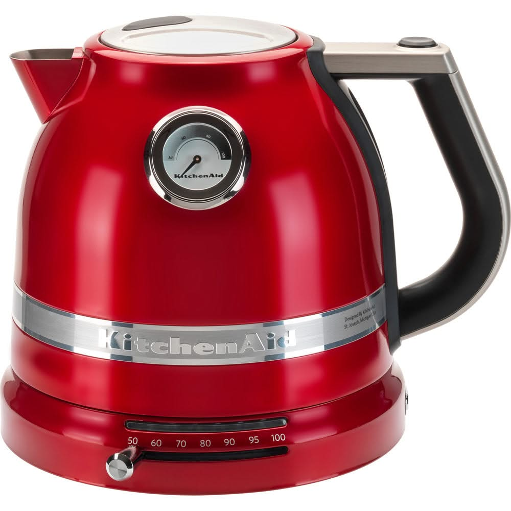 KitchenAid Waterkoker Artisan - temperatuurregeling - appelrood - 1.5 liter - 5KEK1522ECA