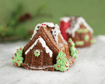 Nordic Ware Bakvorm Gingerbread House Duet Zilver - 2 stuks