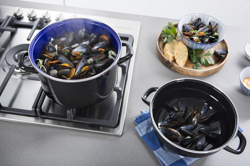 Poêle à moules BK Fortalit - ø 22 cm / 5 litres - Convient pour l'induction