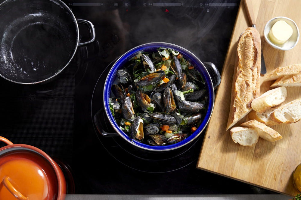 Poêle à moules BK Fortalit - ø 22 cm / 5 litres - Convient pour l'induction