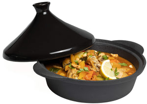 Blackwell Tajine Gietijzer - Zwart ø 30 cm / 3 liter - zonder anti-aanbaklaag