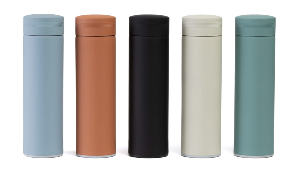 Sareva Thermosfles - met uitneembaar filter - Creme - 500 ml