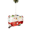 Caravane boule de Noël lumineuse nordique 13 cm