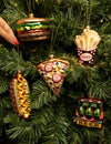 Nordic Light Kerstballenset - Snack Attack - 5 Stuks