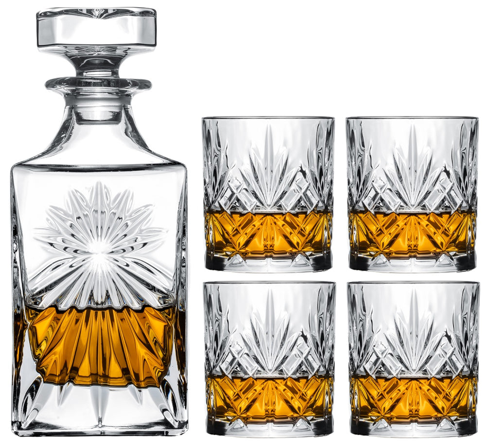 Cookinglife Whiskey Set (karaf & whiskeyglazen) Moy 5 - delige set