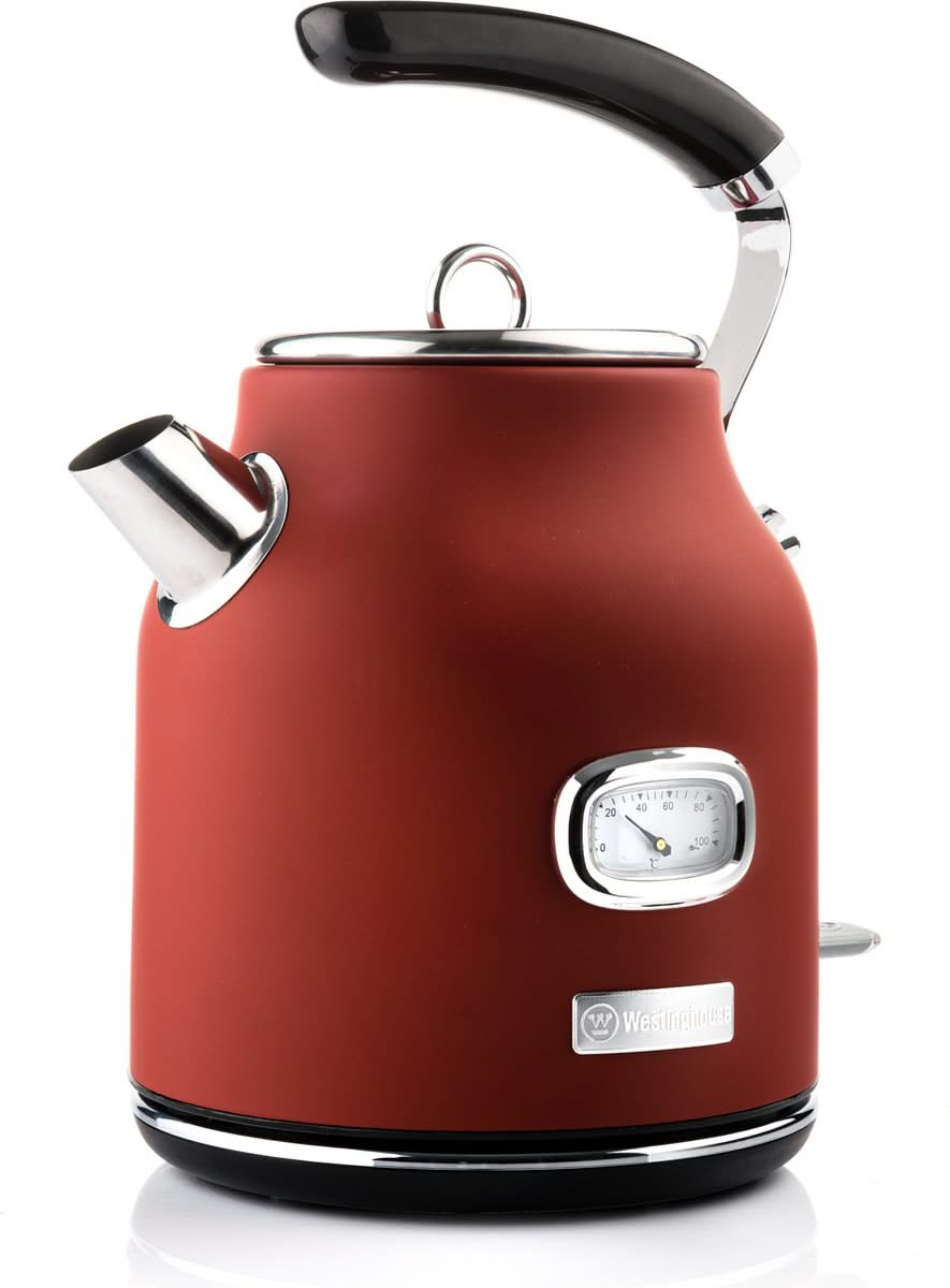 Westinghouse Retro Waterkoker + Filter-koffiezetapparaat - Koffiefilter - Rood