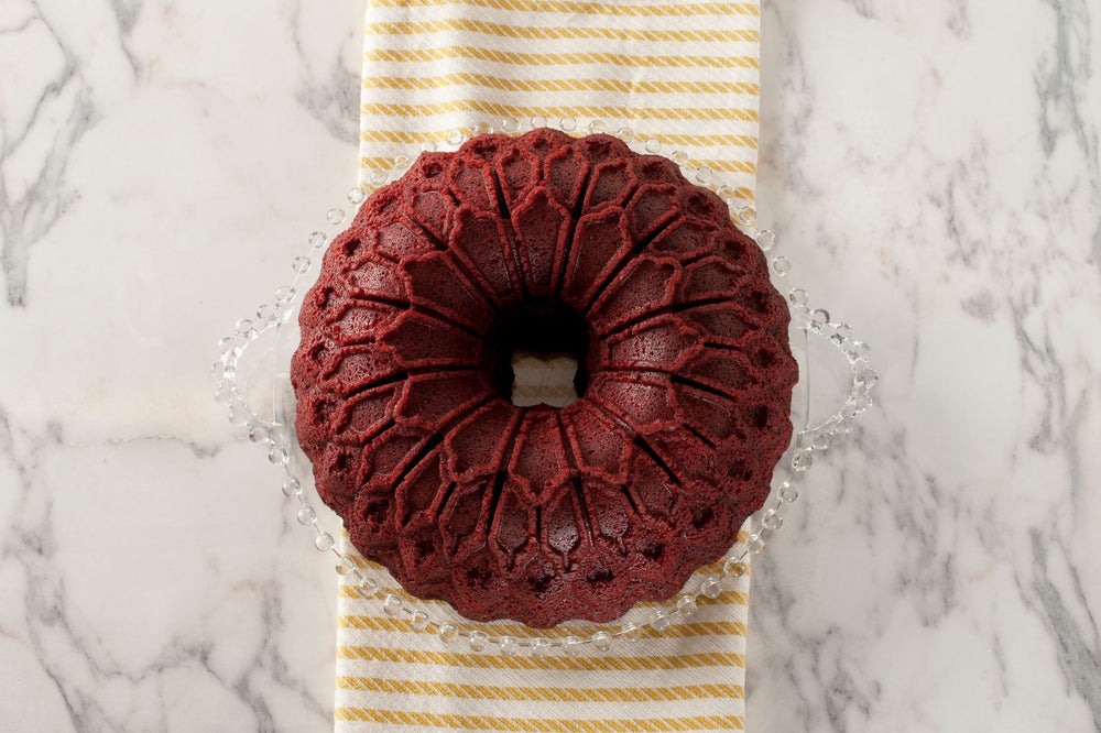 Nordic Ware Turban Moule à pâtisserie en verre Bundt Pan ø 26 cm / 2,1 litres