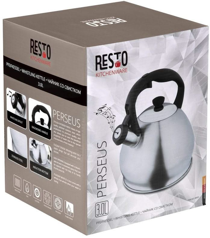 Resto Kitchenware Bouilloire sifflante Perseus 3 litres - 90602