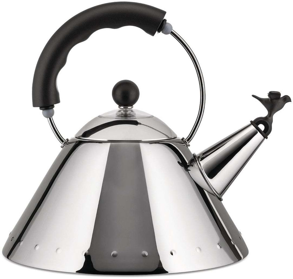 Bouilloire Alessi - 9093 B - Noir - 2 litres - par Micheal Graves