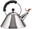 Alessi Fluitketel Tea Rex - 9093REX B - Zwart - 2 liter - door Micheal Graves