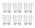 Cube en verre Bormioli Rocco - 240 ml - 6 pièces