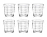 Cube en verre Bormioli Rocco - 240 ml - 6 pièces