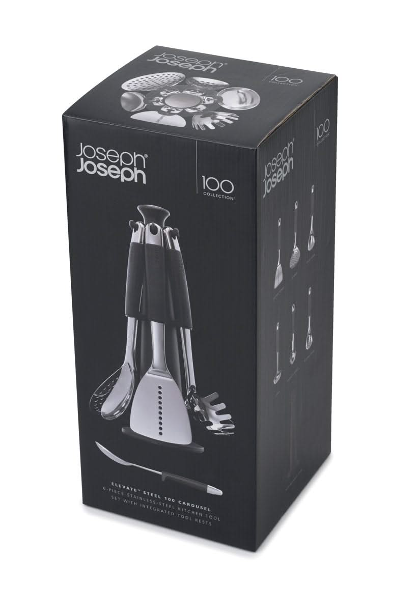 Joseph Joseph Carrousel avec 6 spatules - Elevate - Acier inoxydable