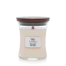 WoodWick Geurkaars Medium White Honey - 11 cm / ø 10 cm