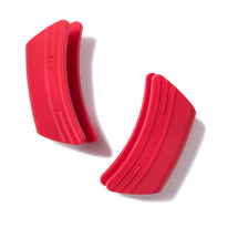 Poignées Le Creuset - Rouge cerise - Silicone - 12 x 6 cm - 2 pièces