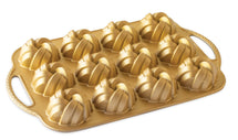 Nordic Ware Moule à pâtisserie Tressé Bundtette Or - 12 pièces