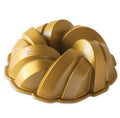 Nordic Ware Turban Moule à pâtisserie tressé Bundt Doré ø 27 cm / 3,5 litres