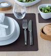 LIND DNA Set de Table Nupo - Cuir - Marron Foncé - 45 x 35 cm