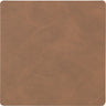 LIND DNA Onderzetter Nupo - Leer - Brown - 10 x 10 cm