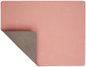 LIND DNA Placemat Nupo - Leer - Rose / Light Grey - dubbelzijdig - 45 x 35 cm