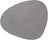 LIND DNA Placemat Hippo - Leer - Anthracite Grey - 44 x 37 cm