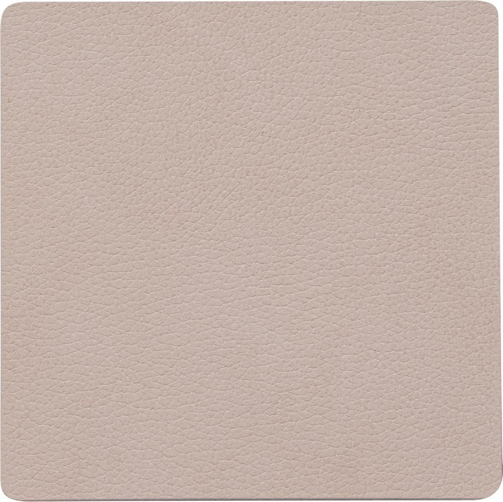 LIND DNA Onderzetter Nupo - Leer - Clay Brown - 10 x 10 cm