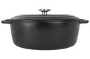 Cosy & Trendy Braadpan Fontestic Gietijzer Black Ovaal - 31 x 24 cm - Geëmailleerd