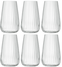 Luigi Bormioli Longdrinkglazen - Waterglazen - Cocktailglazen - Speakeasies - 570 ml - 6 Stuks