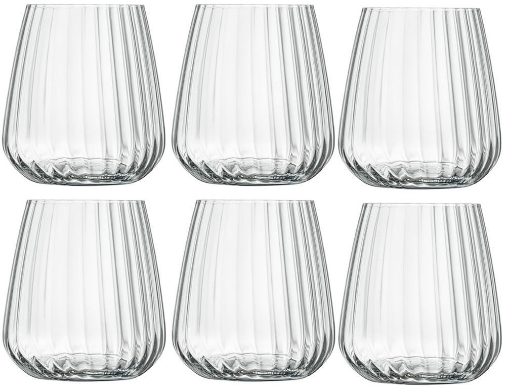 Luigi Bormioli Waterglazen - Tumblers - Speakeasies - 450 ml - 6 Stuks